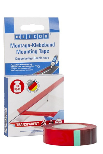 Montage-Klebeband Transparent 3m Weicon